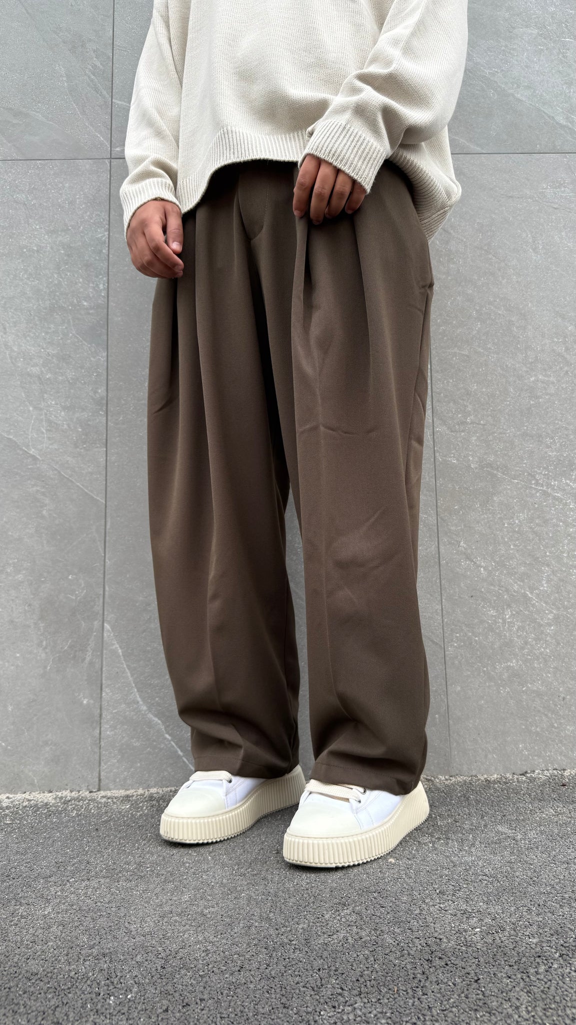 Pantalone doppia pinces