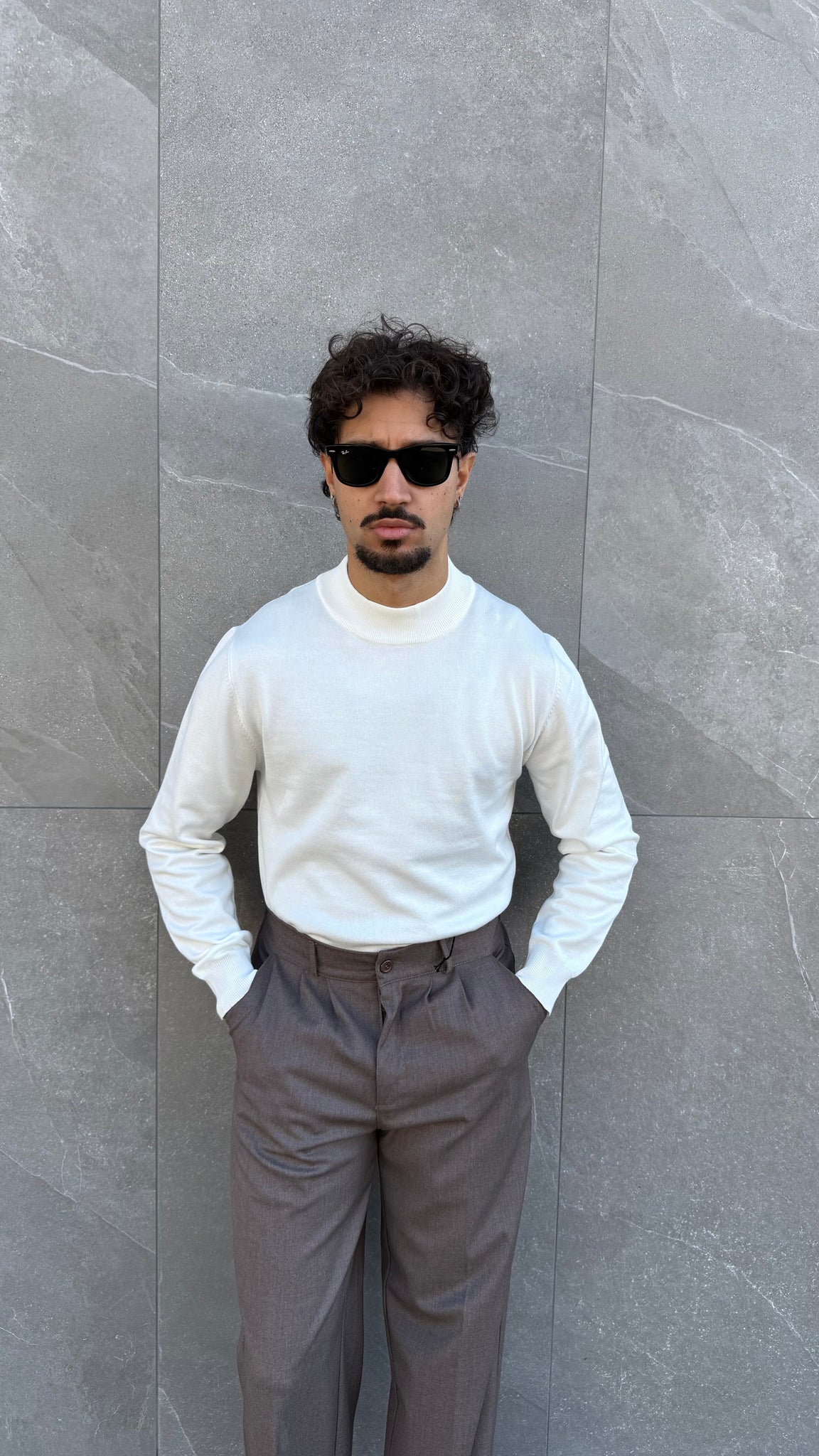 Mezzo collo slim fit