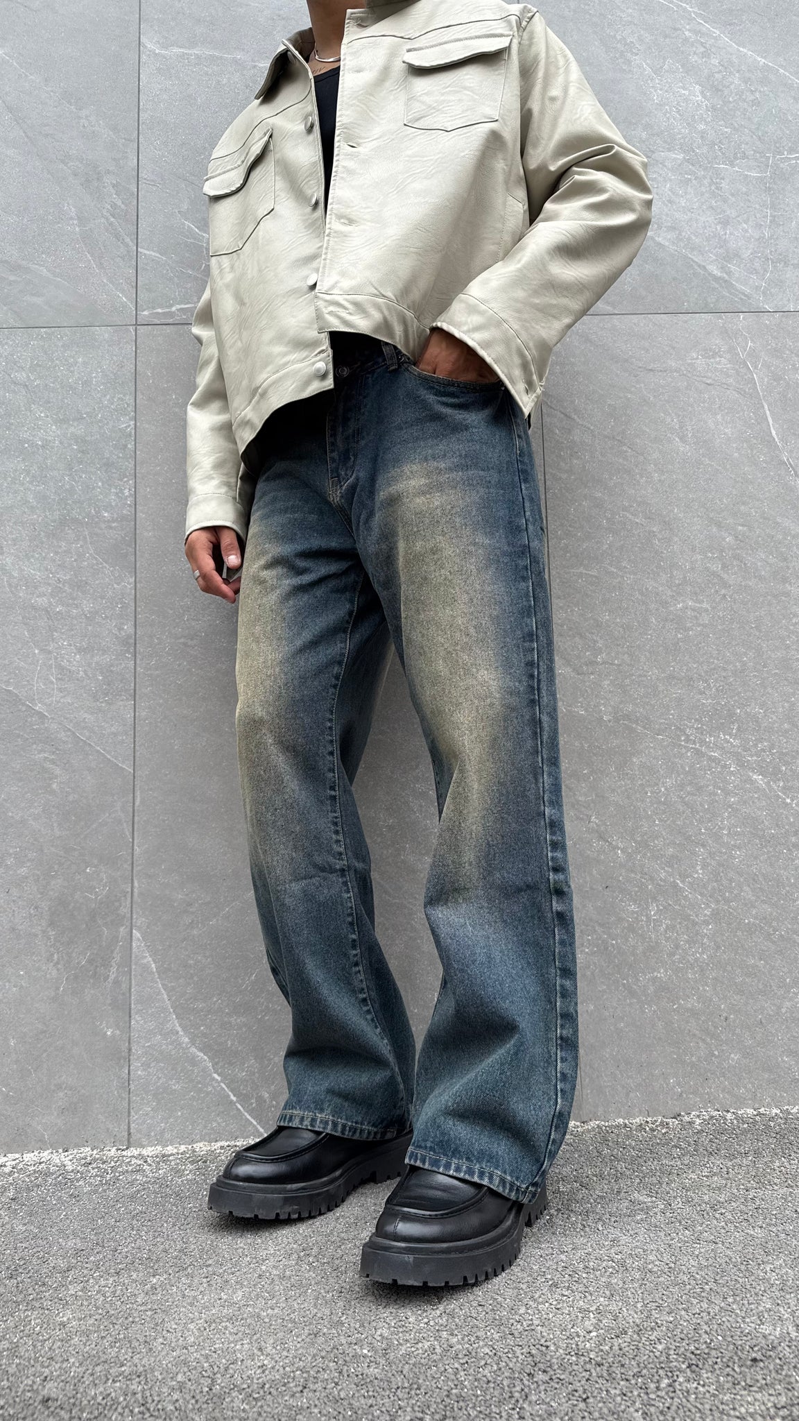Baggy sabbiato 2889