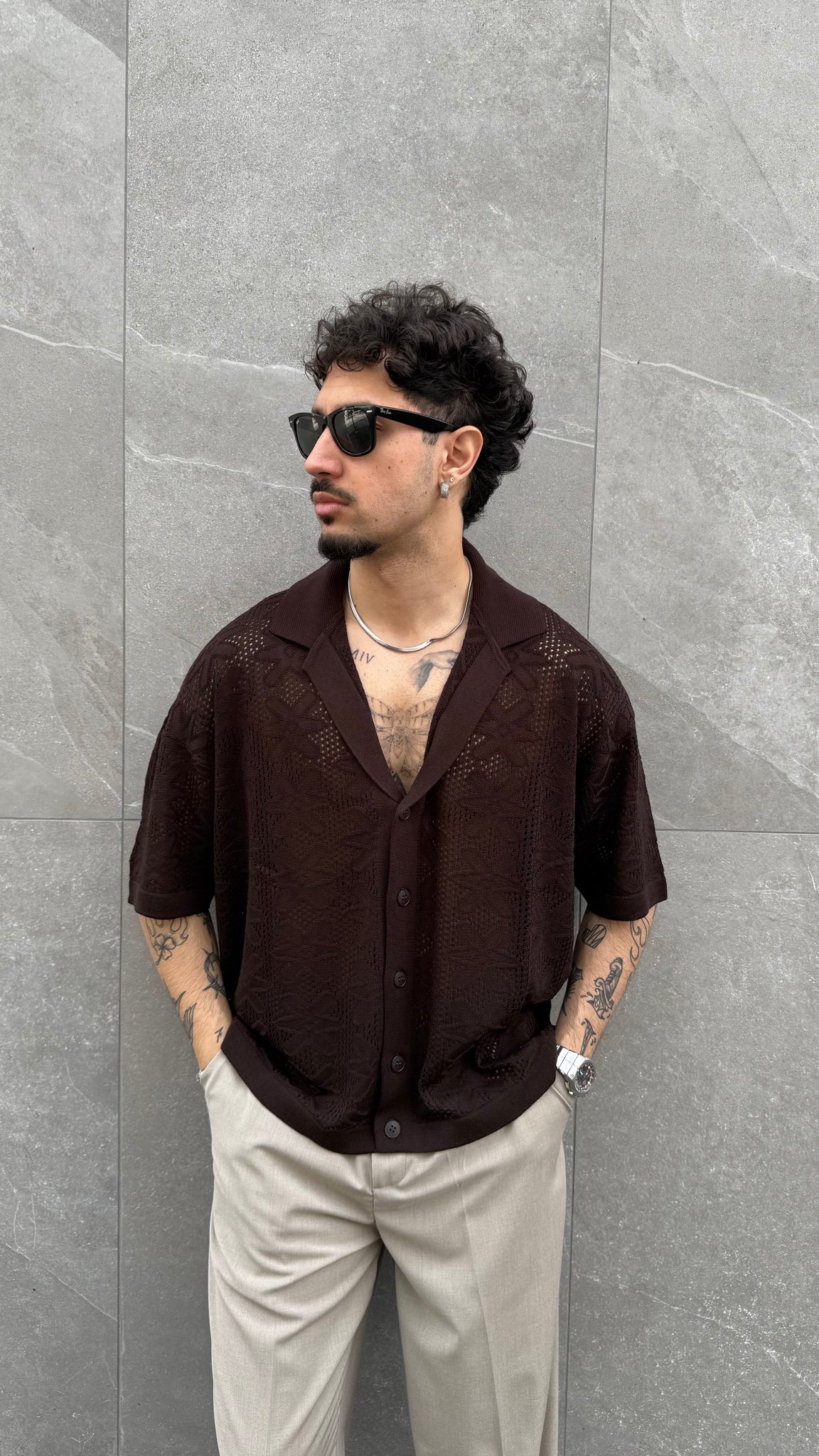 Camicia in filo Caraibi