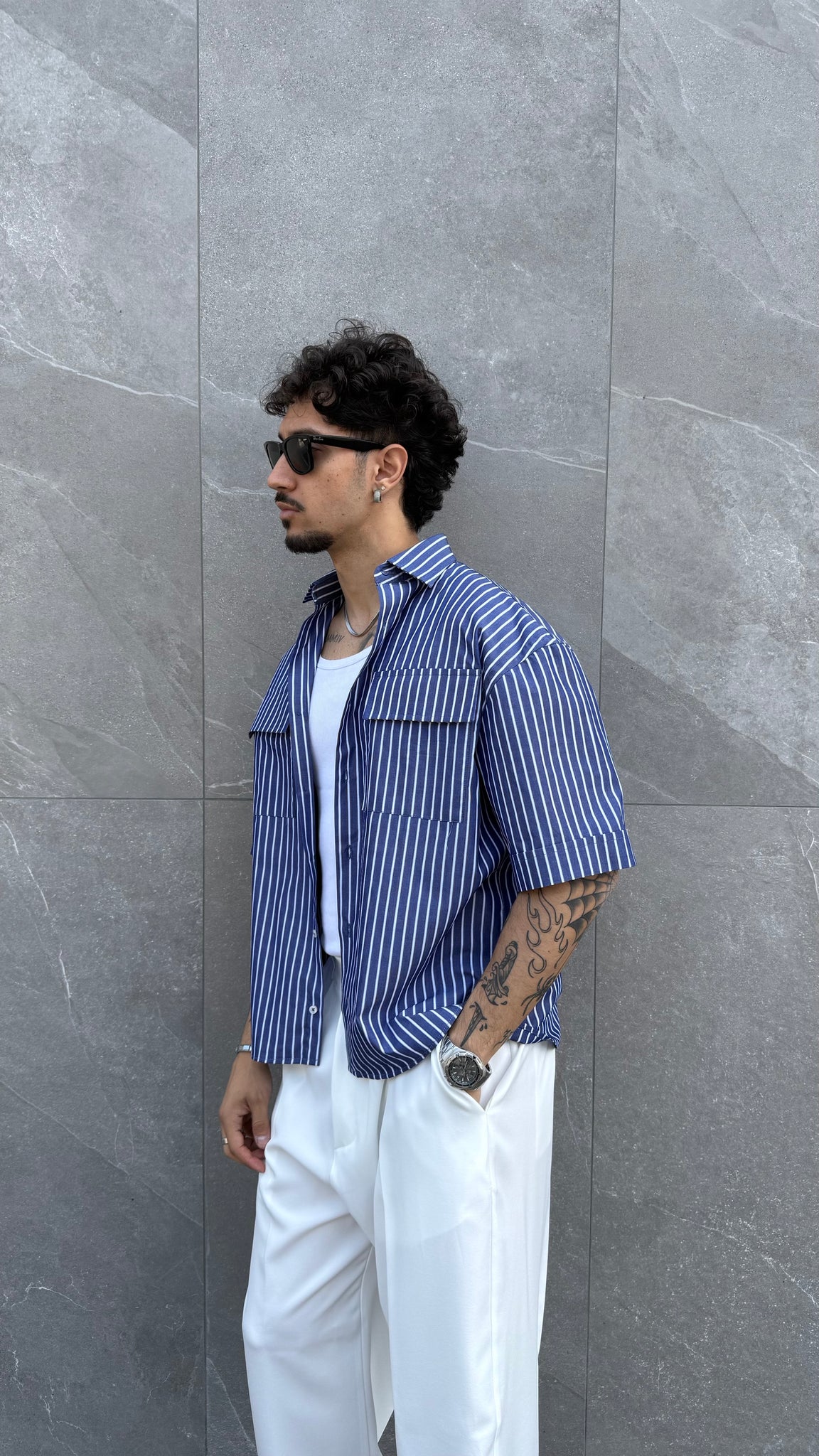 Cam crop m1 blu navy