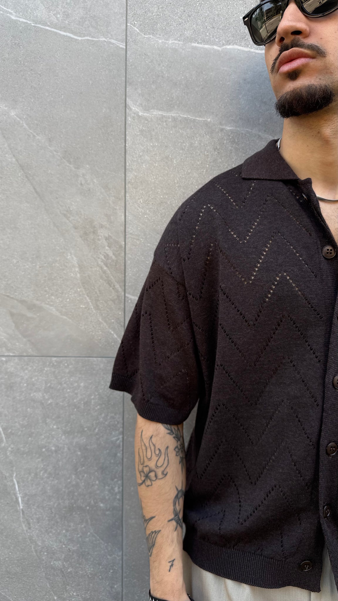 camicia in filo ALOHA