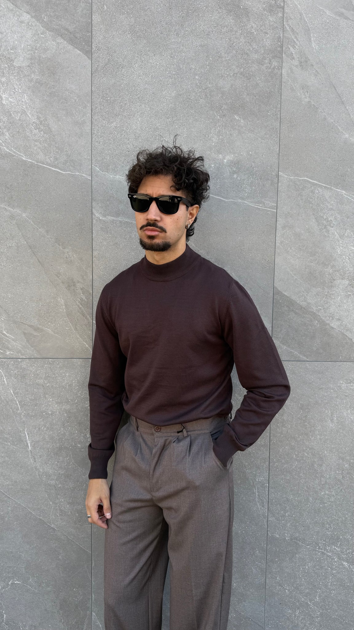 Mezzo collo slim fit