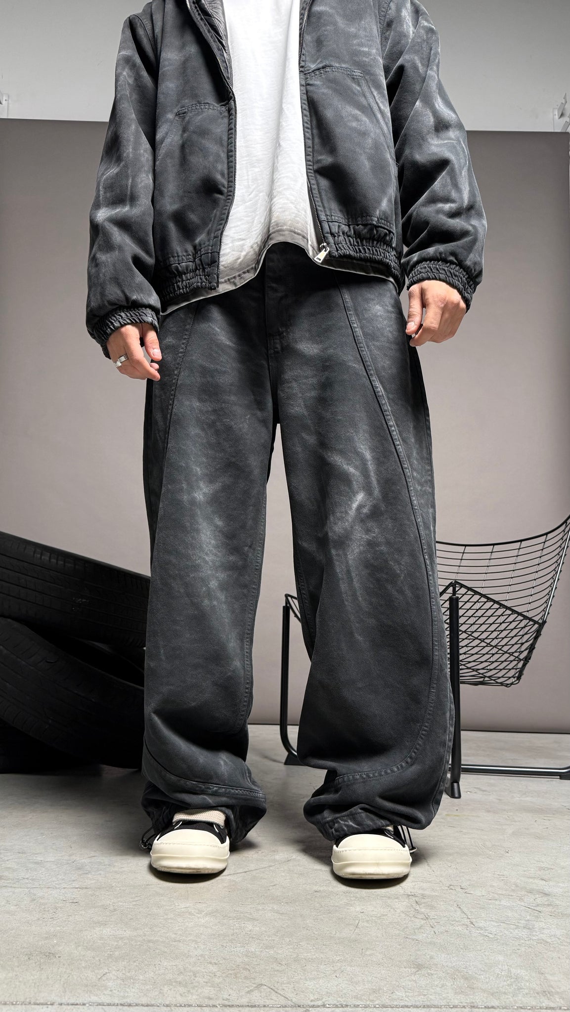 Chicago jeans sprayed