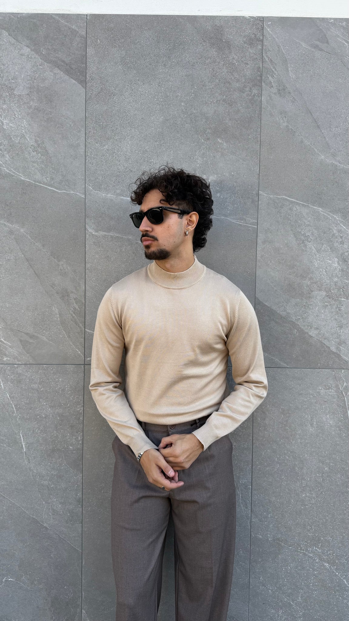 Mezzo collo slim fit
