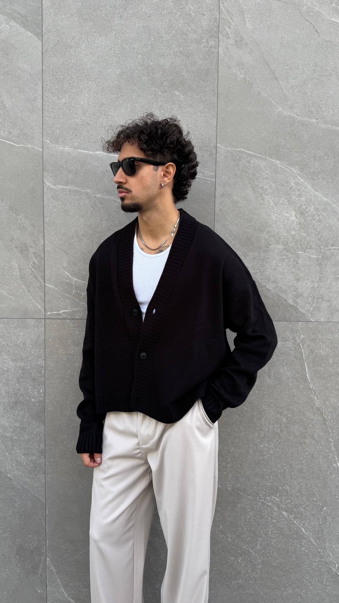 Cardigan boxy kareem