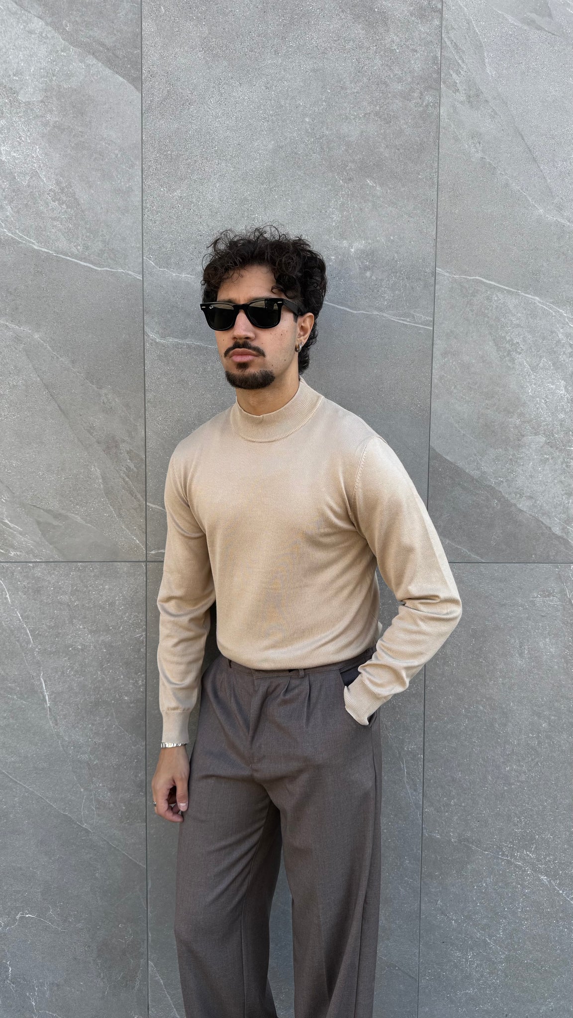 Mezzo collo slim fit